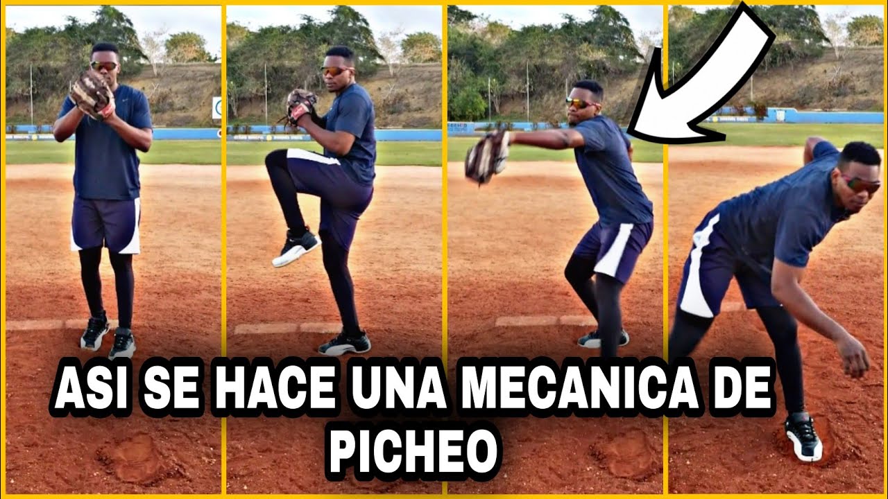 DE ESTA MANERA SE HACE UNA BUENA MECÁNICA DE PICHEO PARA TIRAR MAS DURO EN BEISBOL ⚾️✅