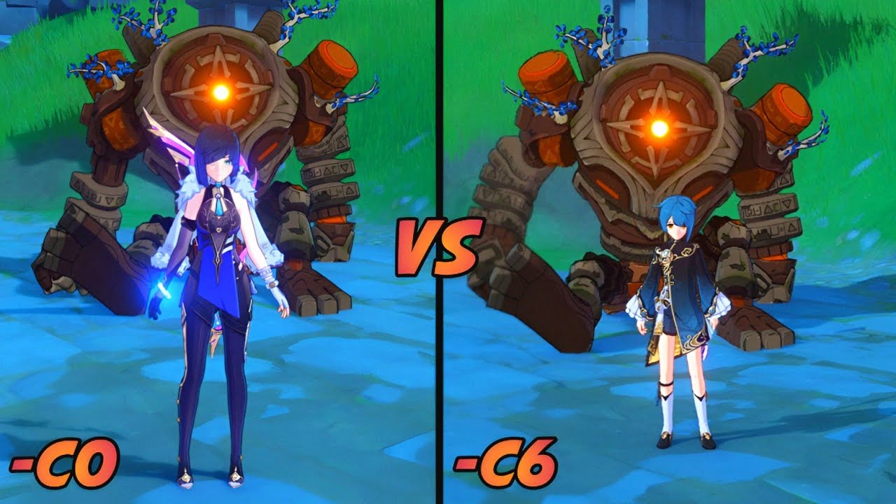 C0 Yalan / C6 Xingqiu COMPARISON - Genshinverse ll GENSHIN IMPACT