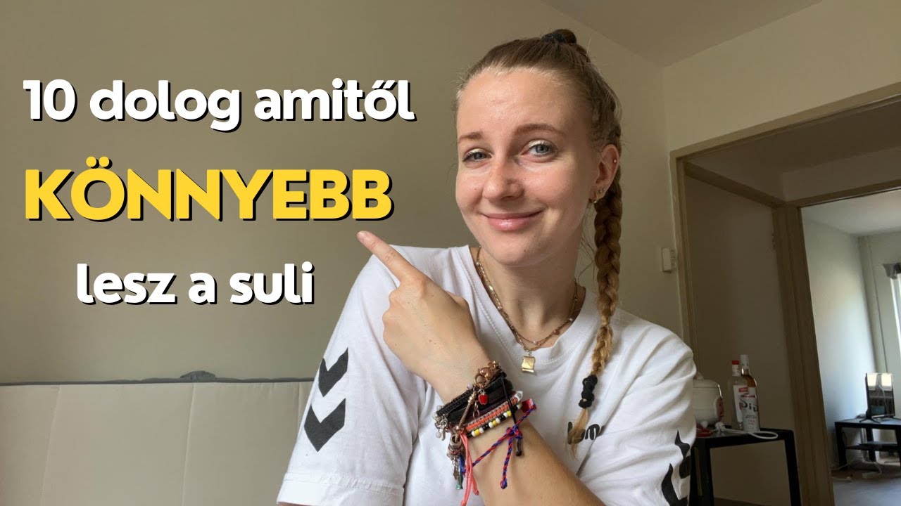 10 DOLOG AMITŐL KÖNNYEBBEK LESZNEK AZ EGYETEMI ÉVEK! :)