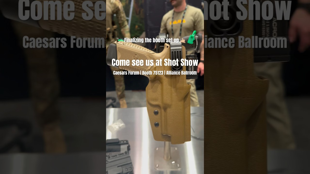 Shot Show 2024 Dara Holsters Booth 75123 in Caesars Forum #shotshow2024 @shotshow  #tacticalgear