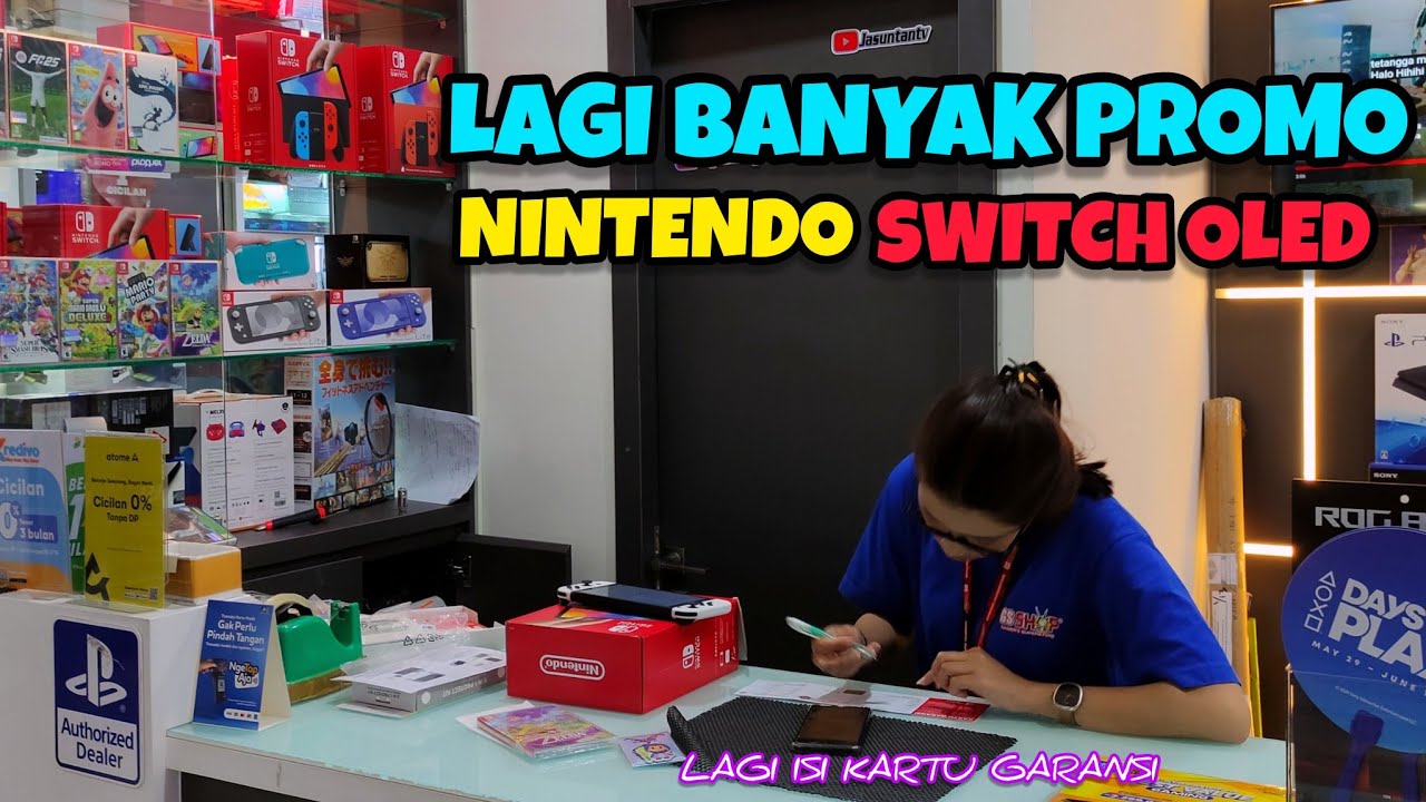 BANJIR BONUS BELI NINTENDO SWITCH OLED DI GSSHOP BANDUNG SEKARANG