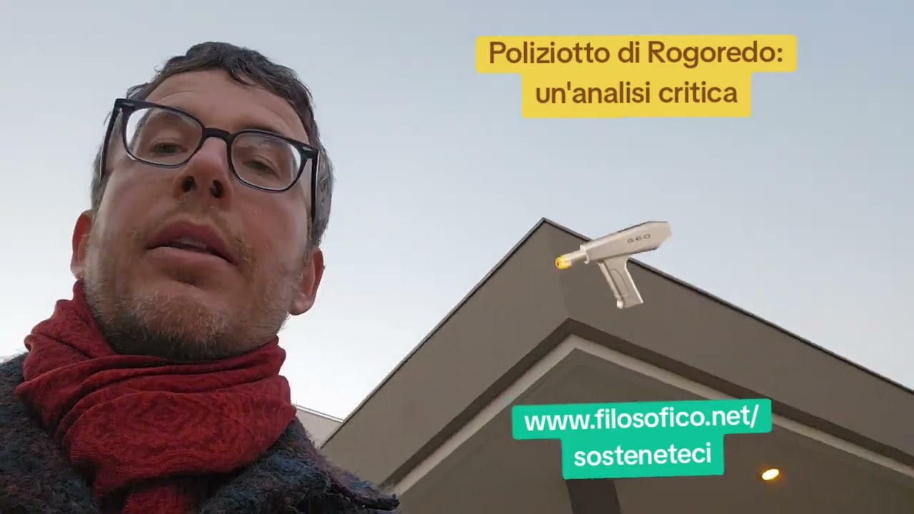 DIEGO FUSARO: Poliziotto di Rogoredo: un'analisi critica