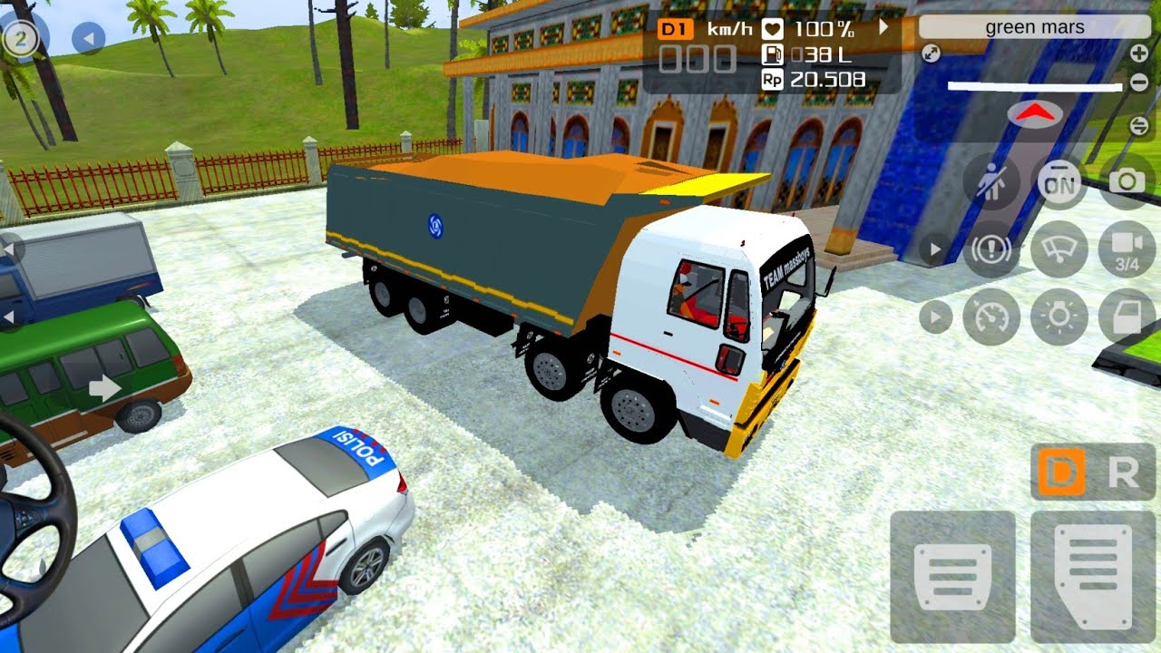 bharatbenz truck to full loaded #bharatbenz #truck #games 