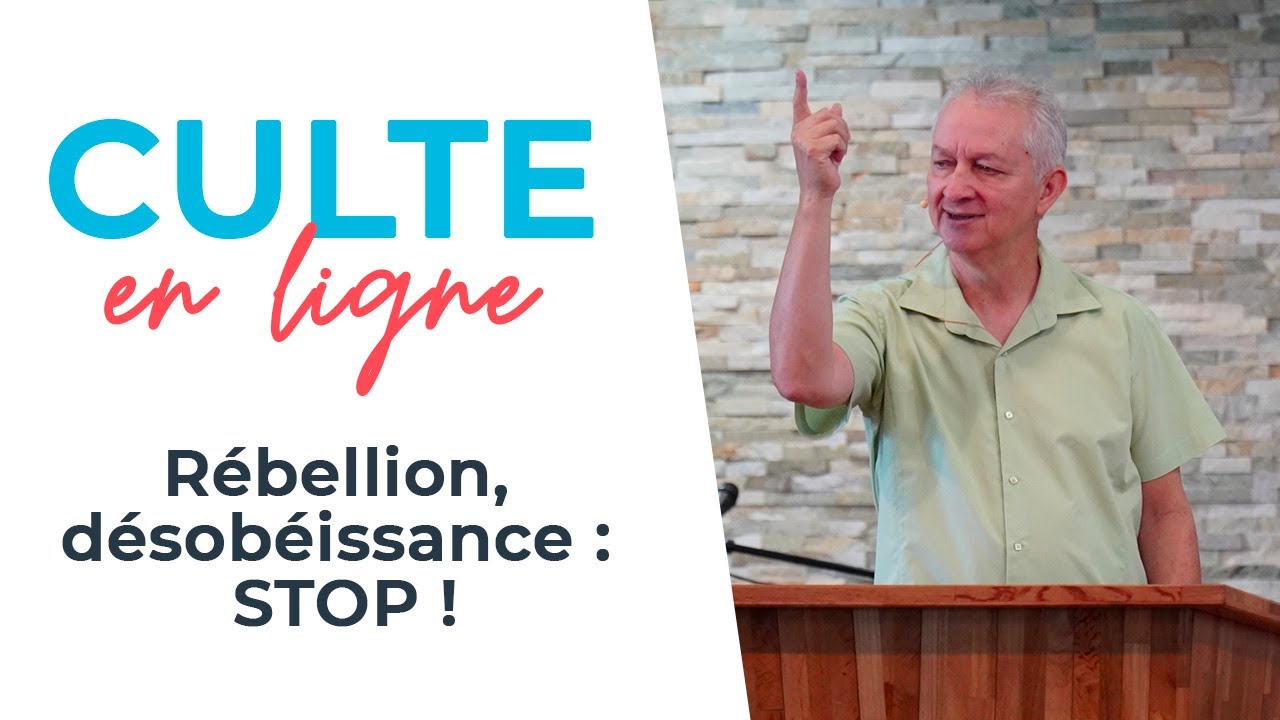 Culte en ligne | Rébellion, désobéissance : STOP ! | Jocelyn Séry