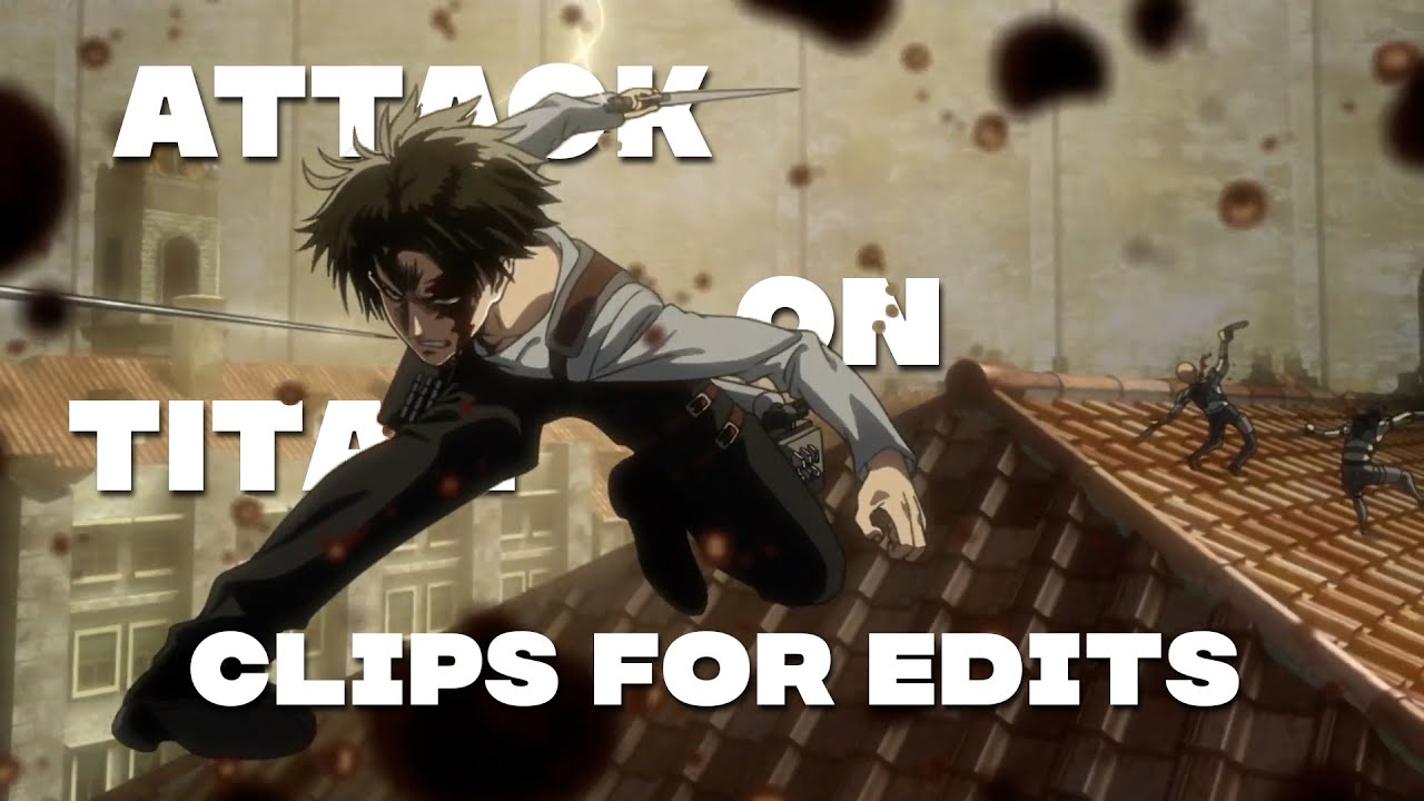 [4K60FPS] Attack On Titan Clips for Edits | After Effects Editing 4K Ultra HD