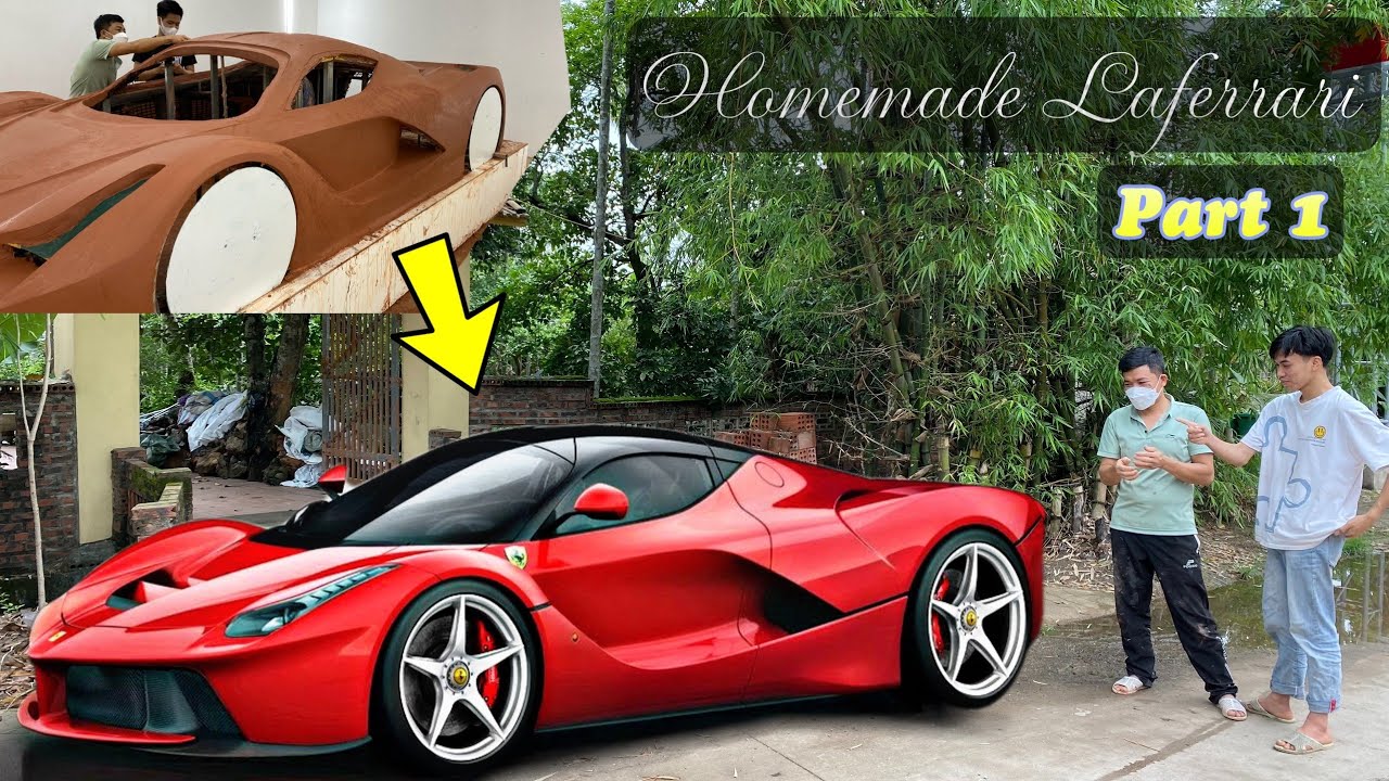 Целых 7 дней на сборку суперкара Ferrari Laferrari | Самодельный Феррари