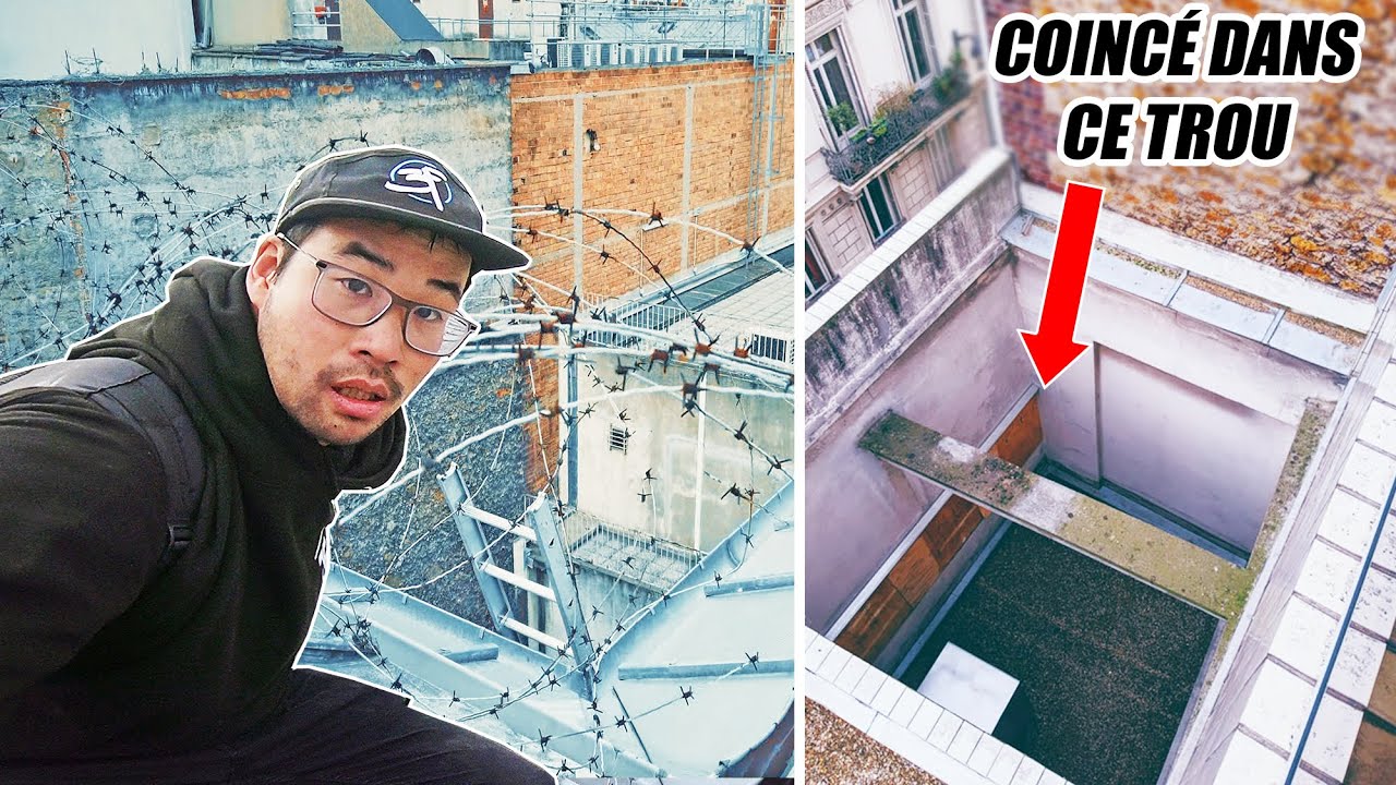 COINCÉ SUR UN IMMEUBLE FACTICE!!
