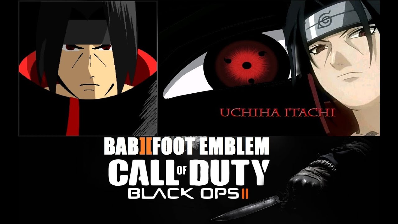 COD Black Ops 2 Emblem Tutorial - Itachi.