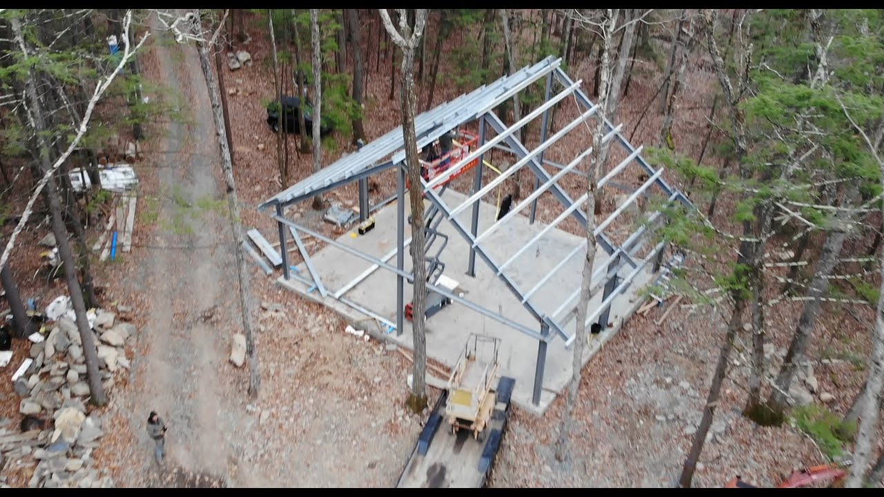 Setting up a metal building