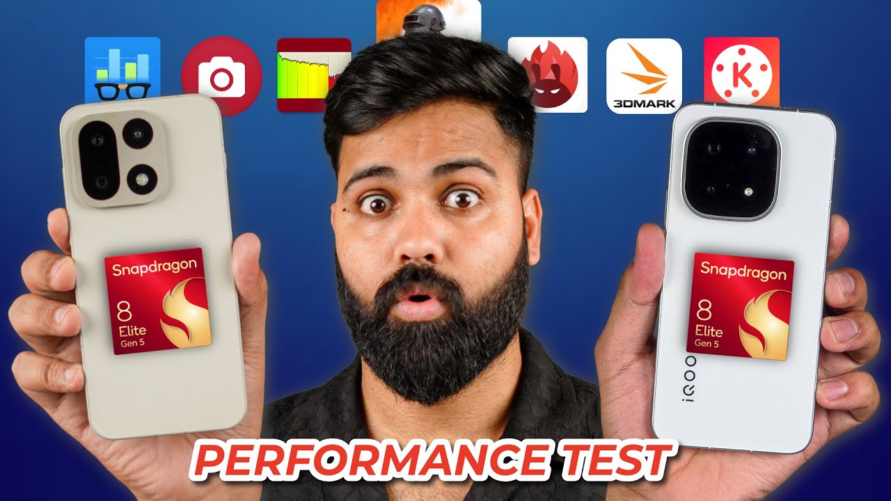 iQOO 15 vs OnePlus 15 Performance, Gaming, Heating & Battery Test!