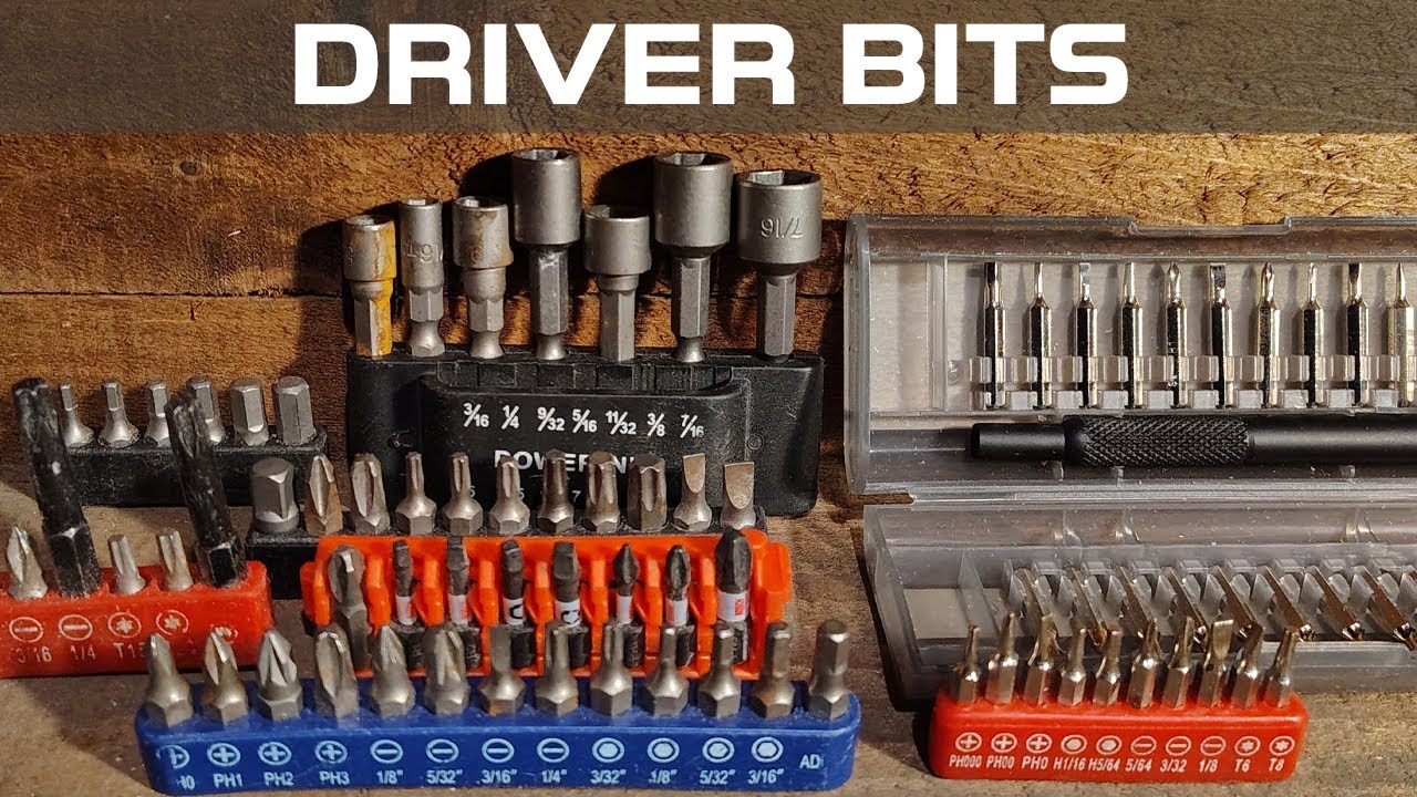 How to use screwdriver bits, precision screwdrivers, impact driver bits, and other drivers