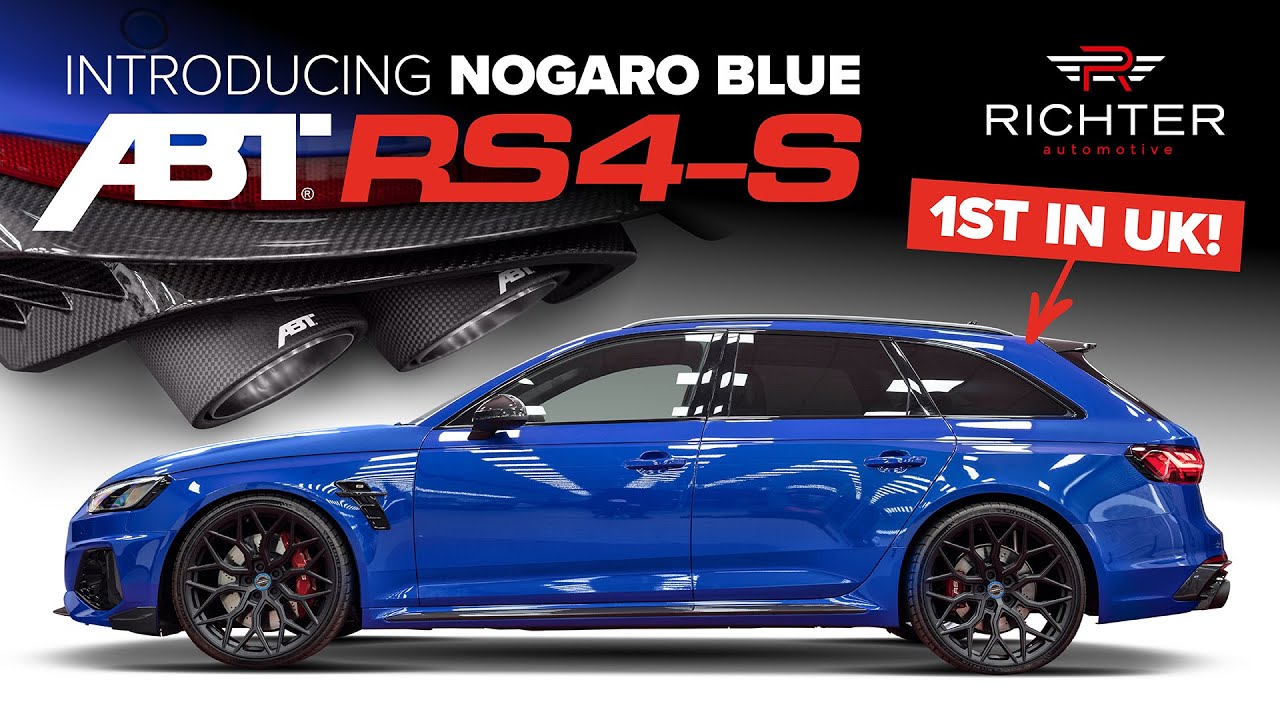 Introducing the 1st Nogaro Blue ABT RS4-S in the UK - Richter Automotive