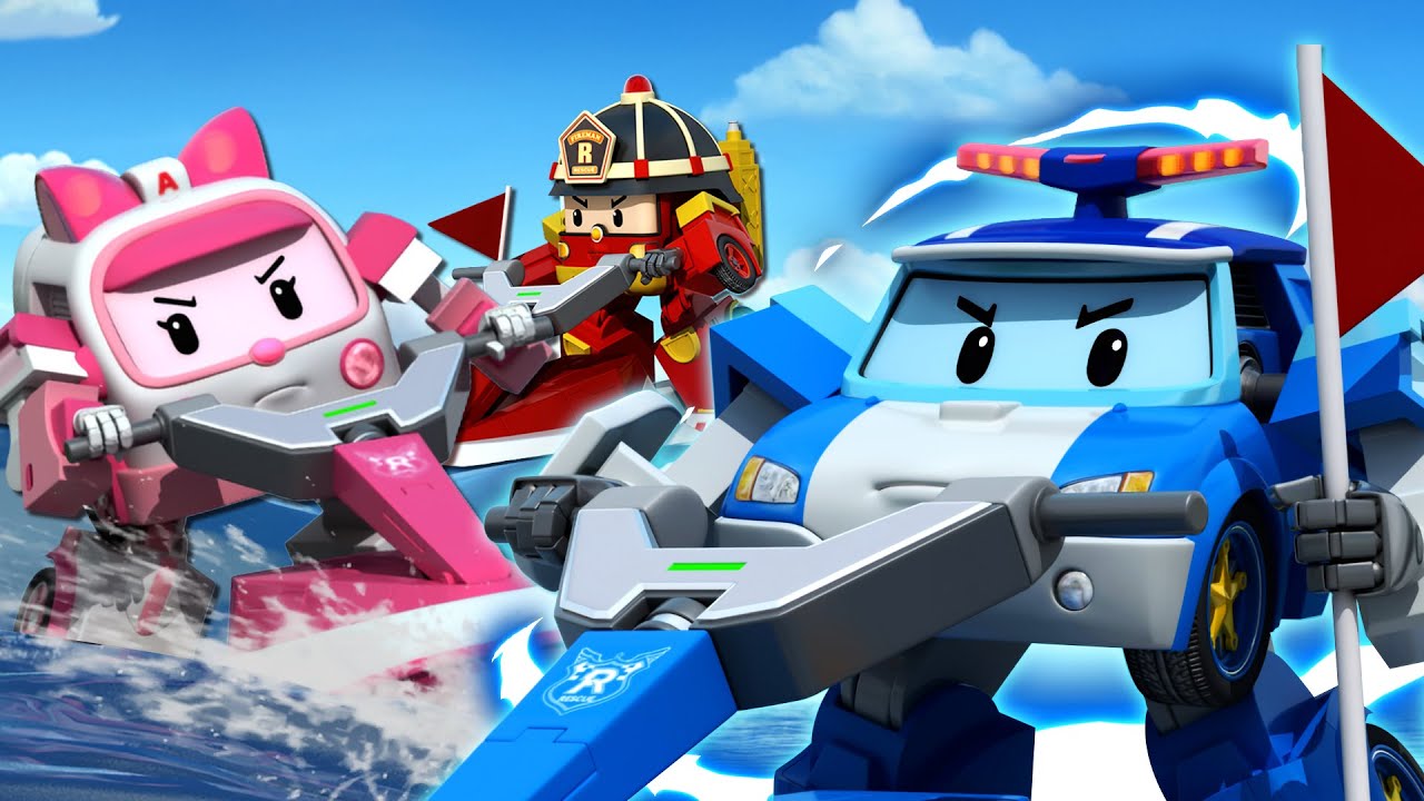 Somos el Escuadr&oacute;n de Rescate│POLI Transformaciones Escenas│Robocar POLI TV espa&ntilde;ol