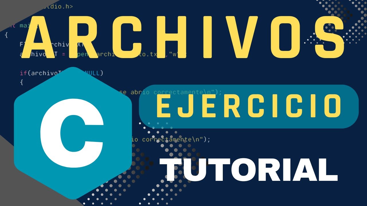 Programación en C: Archivos | Ejercicio vectores y archivos de texto: Lectura y escritura