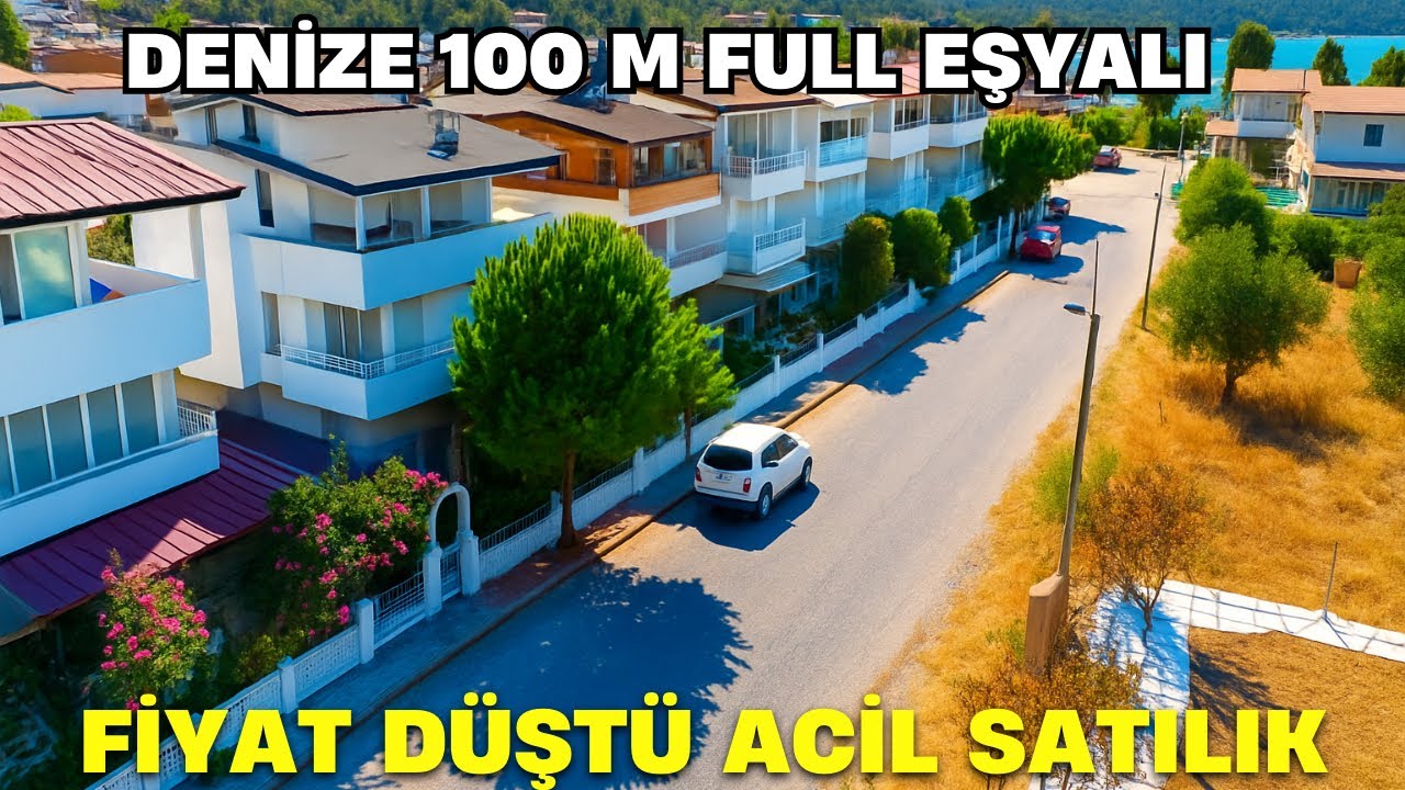 ❗️SATILDI❗️Didim Akbük Geniş Bahçeli Masrafsız Denizin Dibinde Uygun Fiyatlı 3+1 Villa 7.500.000