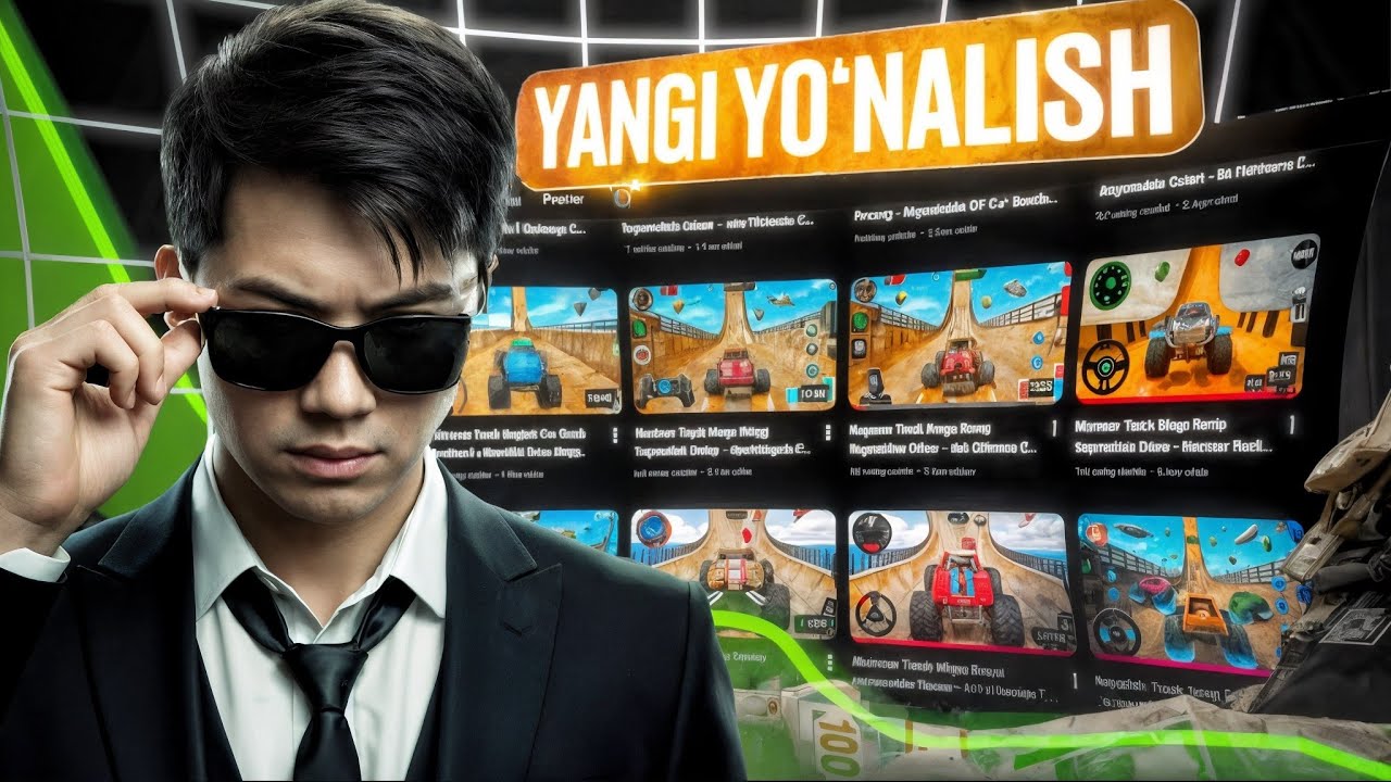 GAMING YO'NALISH | Monster Truck - TELEFONDA UCHUN DARSLIK