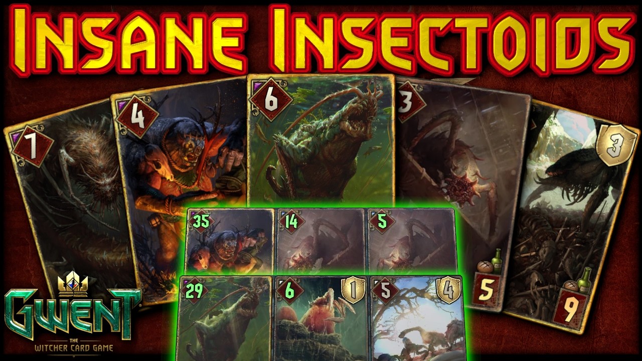 Gwent | Insane Insectoids! Buggin' out with Glusty and She Troll!