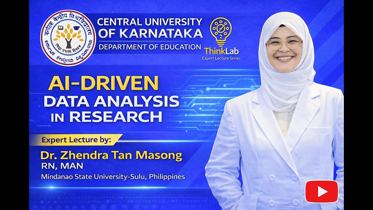 AI-Driven Research - Dr. Zhendra Tan Masong, Philippines - DoE, Central University of Karnataka