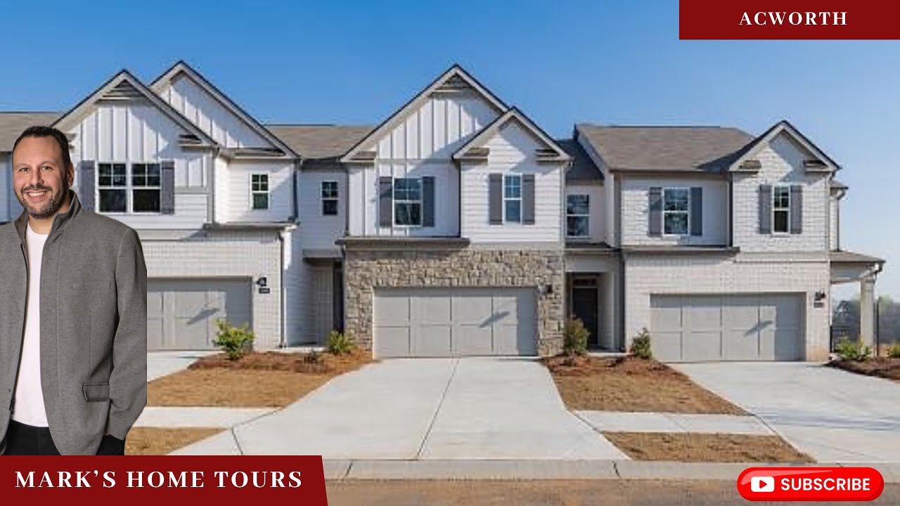 New Townhomes, GATED COMMUNITY, Pool, 3-4 Bedrooms, Acworth, GA - GreatHomesATL