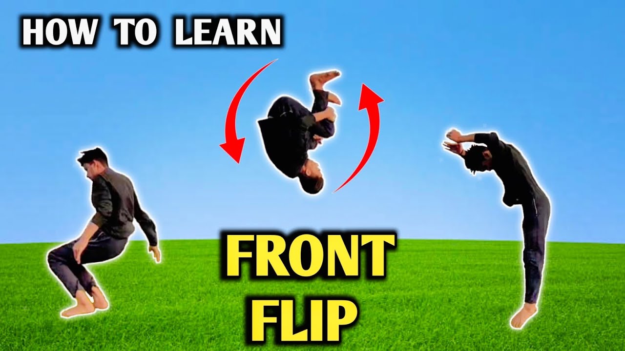 Learn How to Front Flip in Just 3 Easy Steps... in Hindi!