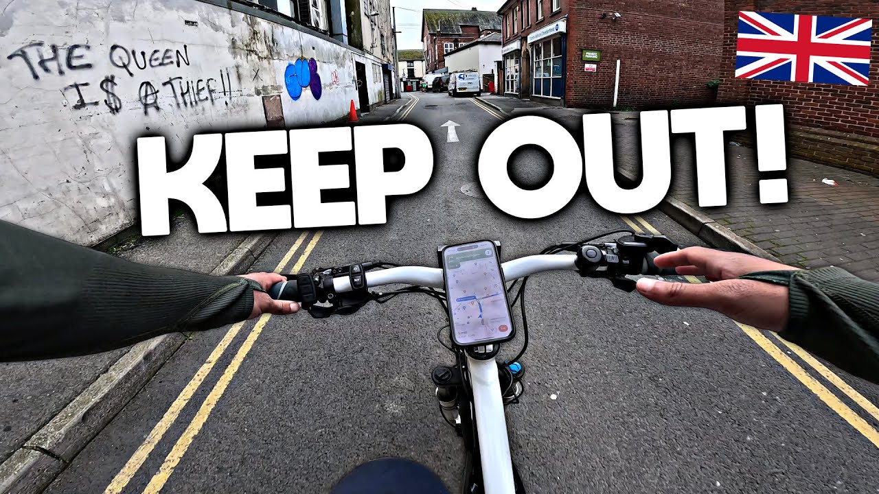 Delivering Uber Eats on an E-BIKE? AVOID this town in the UK...