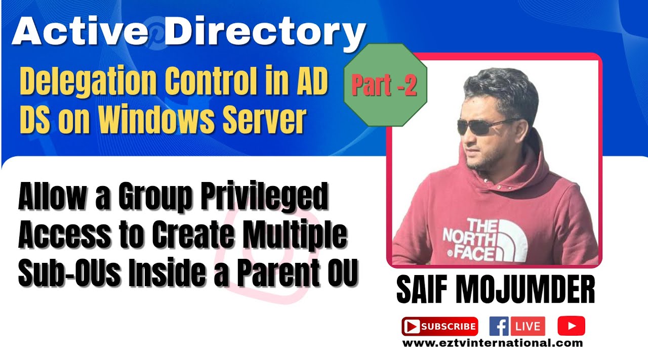 Делегирование в Active Directory | Предоставить группе привилегированный доступ для создания неск...