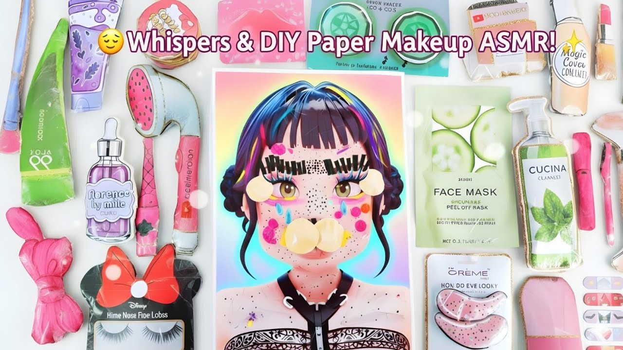 [[ Tutorial ☁️ ] Roblox 로블록스 Skincare Baddies ASMR Satisfying ✨ Squishy Paper diy no music 💖