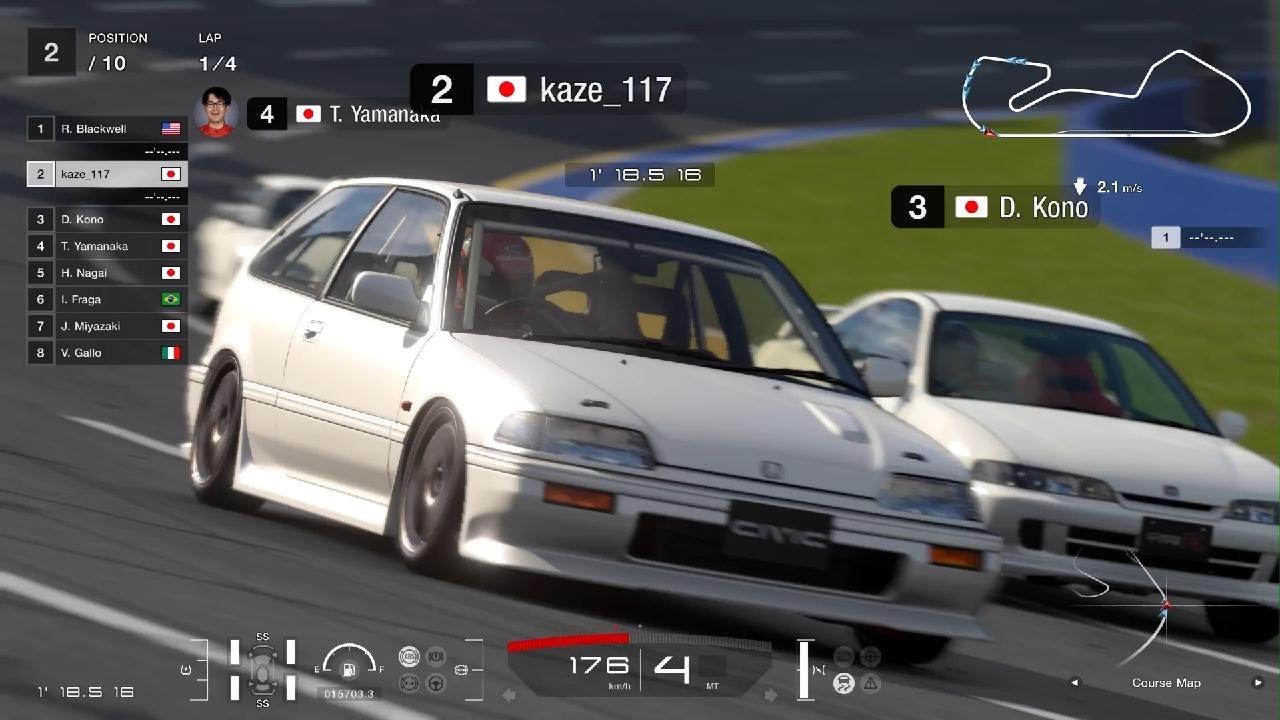 グランツーリスモ 7_20251205　ウィークリーチャレンジ　ブルームーン　インフィールドA　グランドシビック