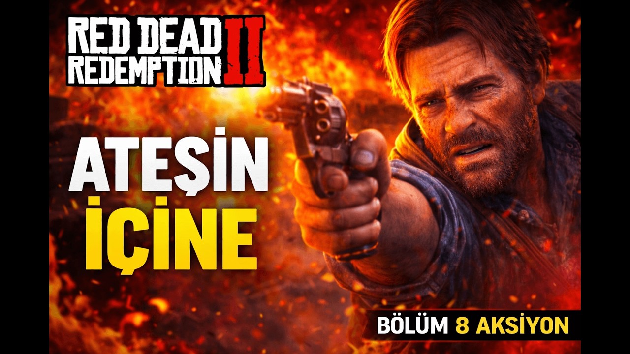 KENDİMİZİ ATEŞİN İÇİNE ATTIK RESMEN ! | RED DEAD REDEMPTION II  Türkçe  Bölüm 8