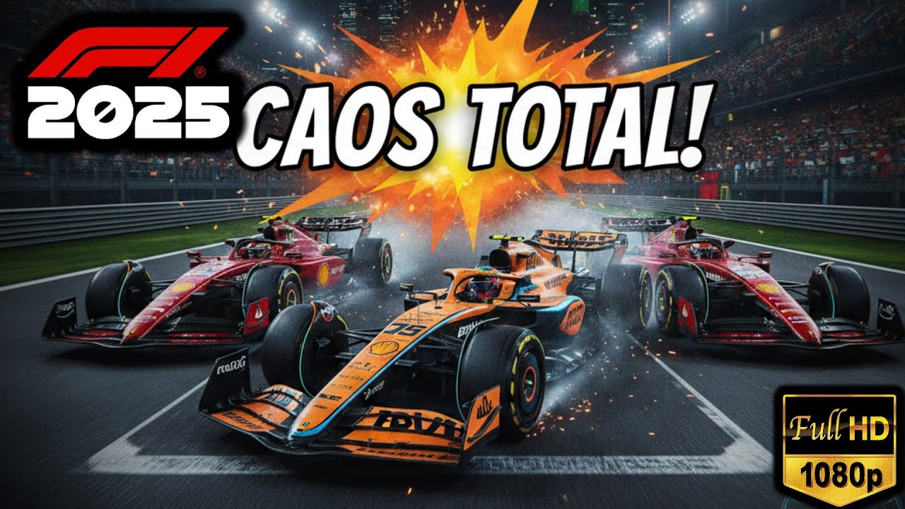 BRIGA INSANA: Piastri vs Ferrari! 🏎️💨 Agressividade total no F1 2025 #OscarPiastri
