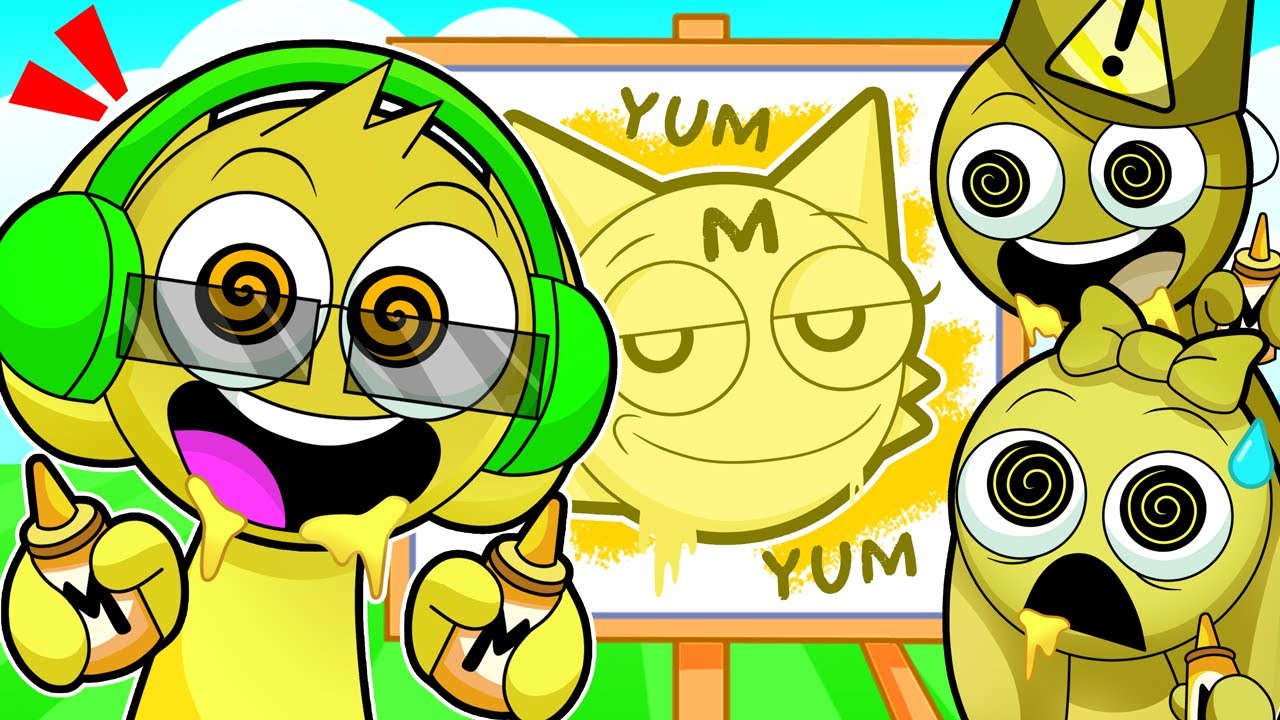 Sprunki Mustard SPEED DRAW in Roblox!