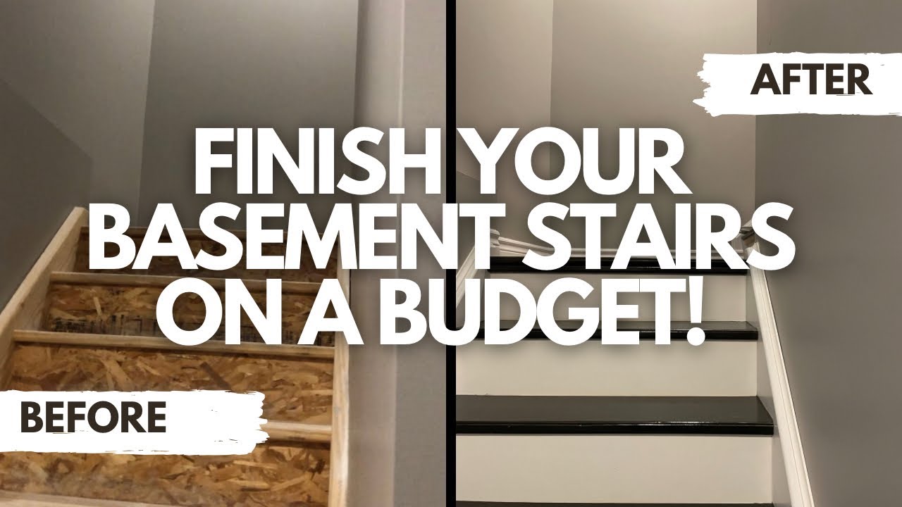 DIY BASEMENT STAIRS CHEAP! UNDER $500!