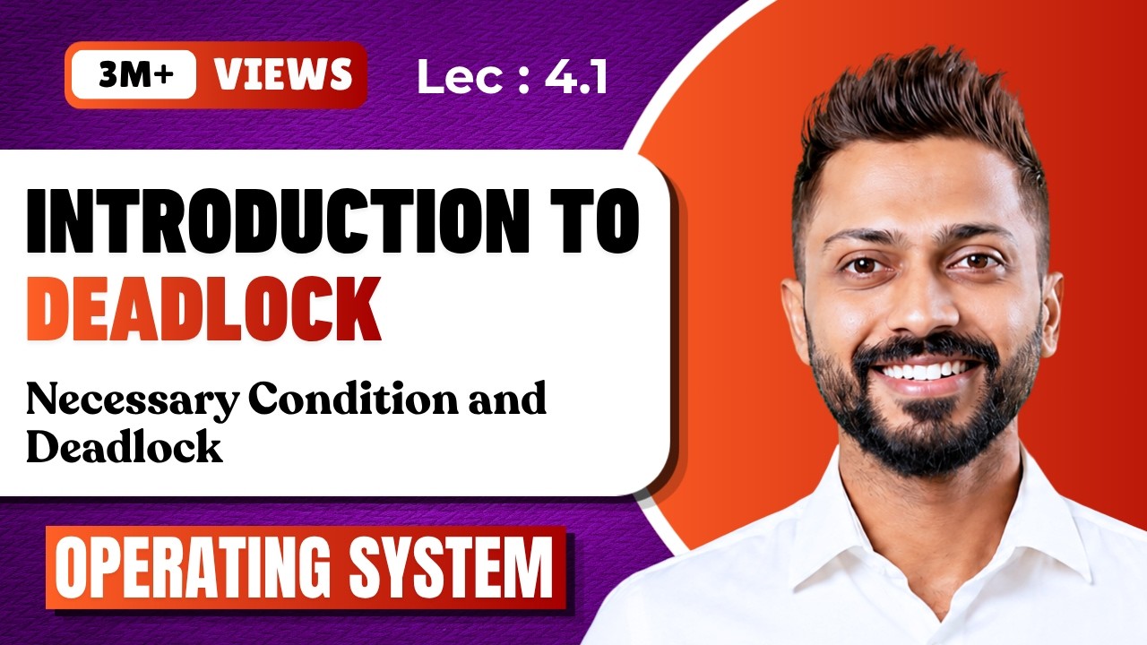 L-4.1: DEADLOCK concept | Example | Necessary condition | Operating System