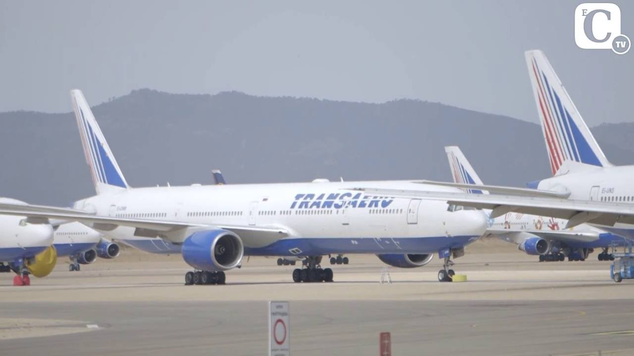 Aeropuerto de Teruel, el mayor parking de aviones de Europa