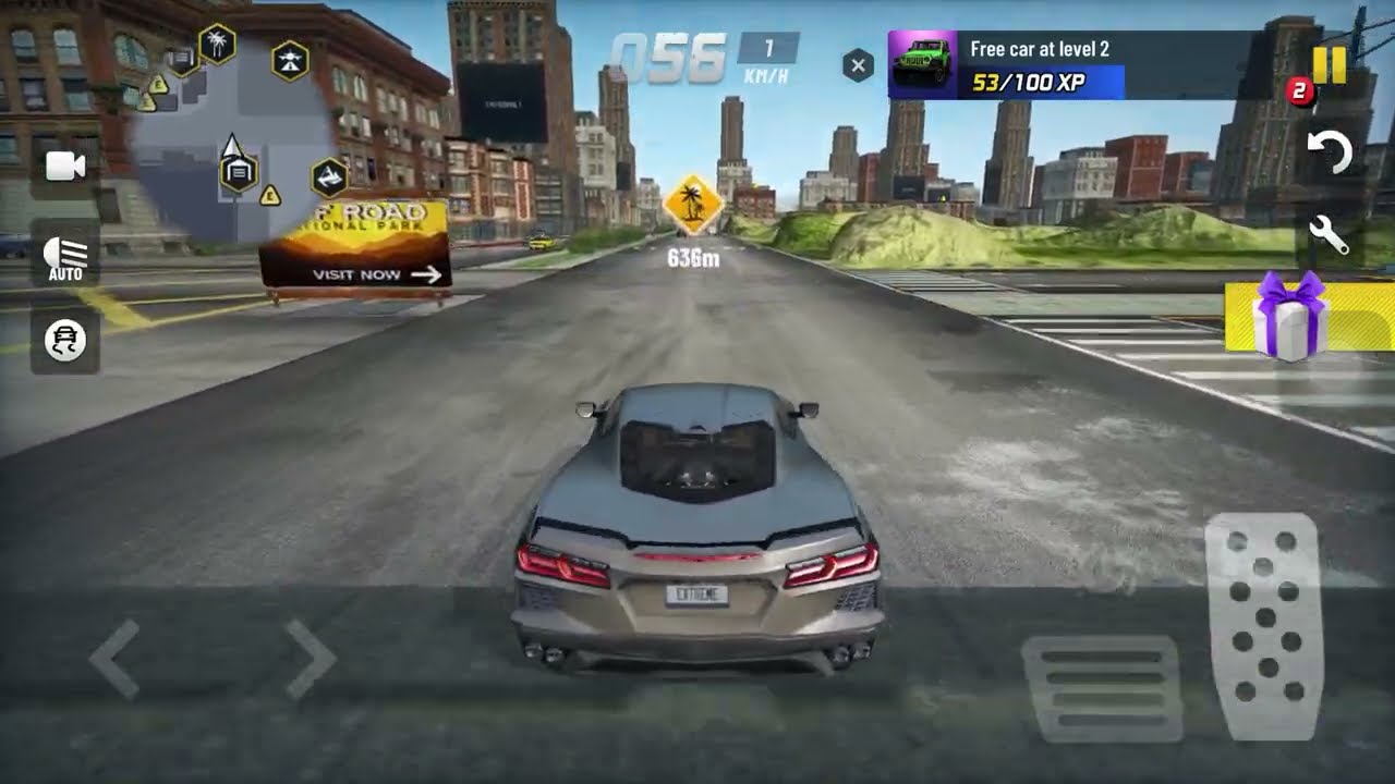 Car Driving city Airport