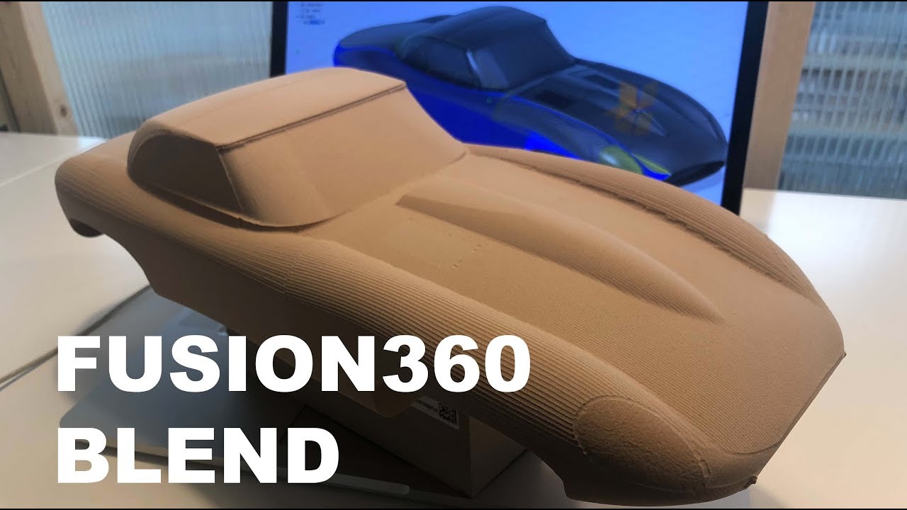 Fusion360 5-axis simultaneous Blend Tutorial. Automotive manufacturing process