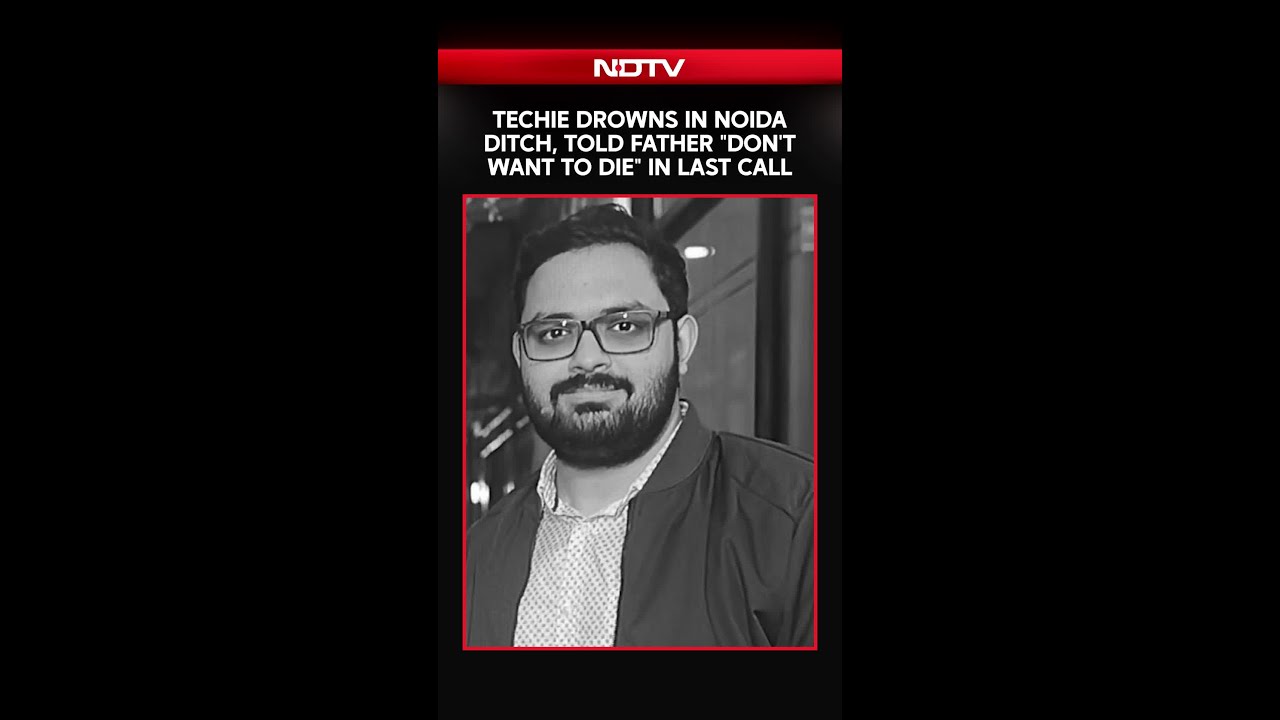 Noida Techie Dies After Car Falls Into Drain Amid Dense Fog