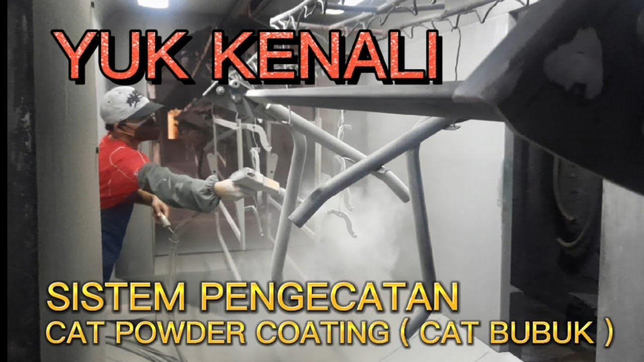 FLOW PROCESS PENGECATAN POWDER COATING#catpowderjotuncatminyakcattembok#