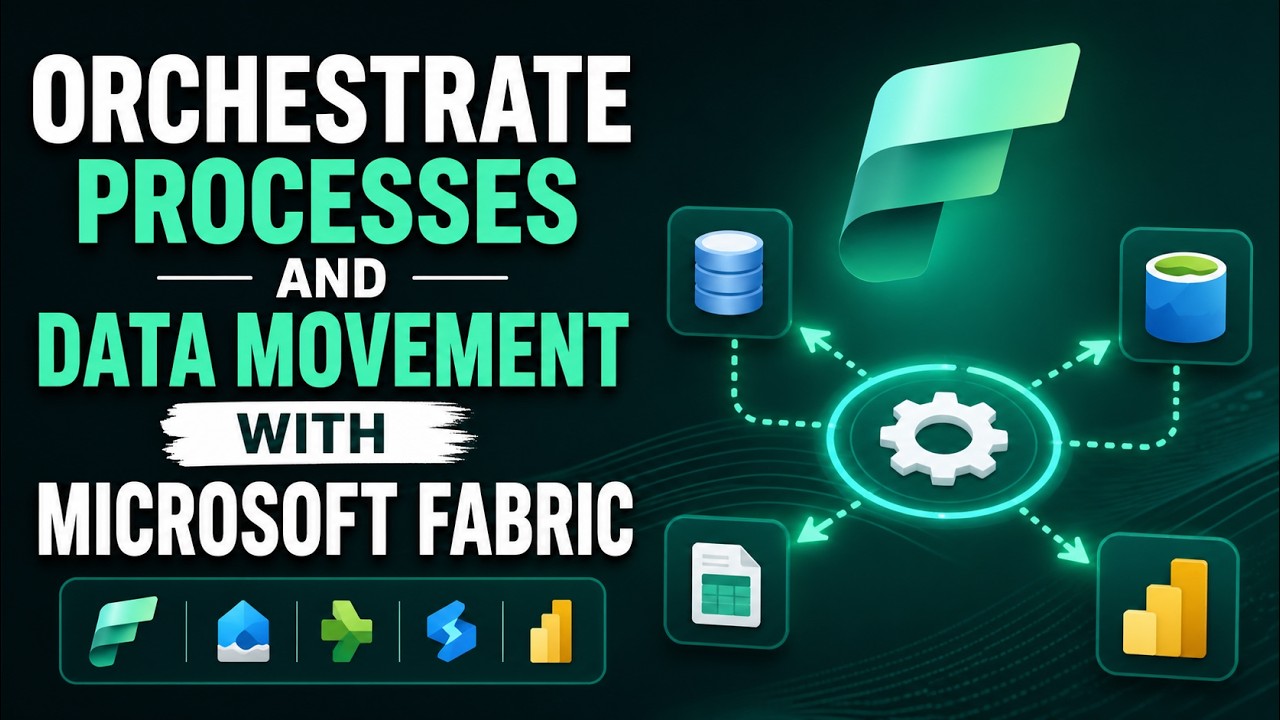 Orchestrate processes and data movement with Microsoft Fabric