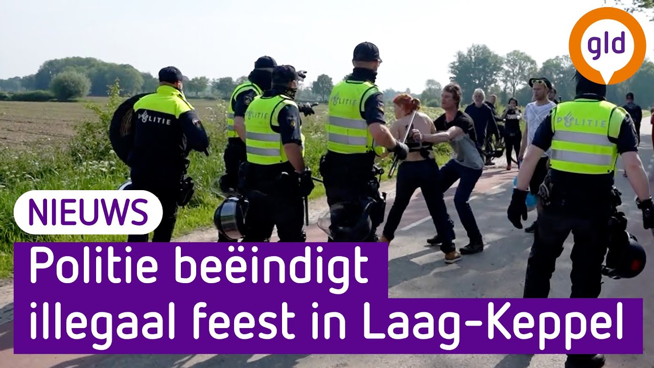 Politie maakt einde aan ILLEGALE RAVEPARTY in Laag-Keppel