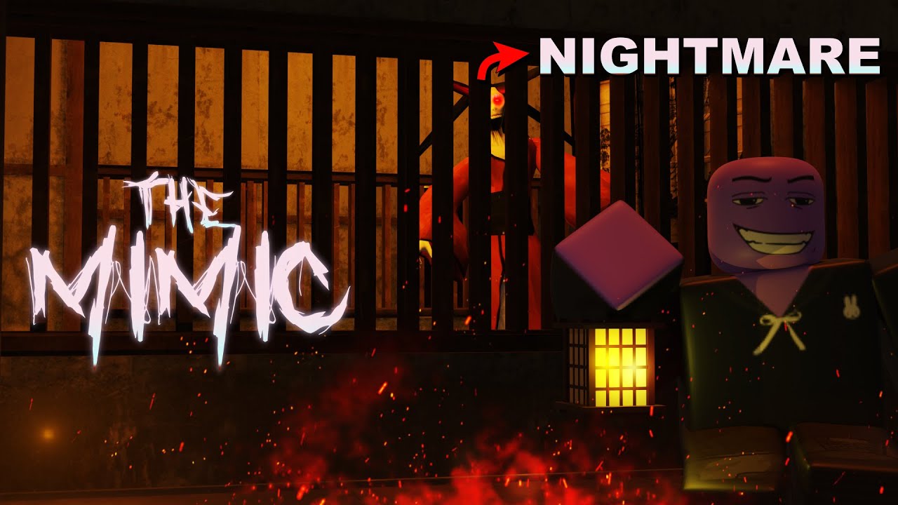 After MANY tries we have beaten it but with a guilt.. Roblox The Mimic Book 2 Ch 1 (NIGHTMARE)
