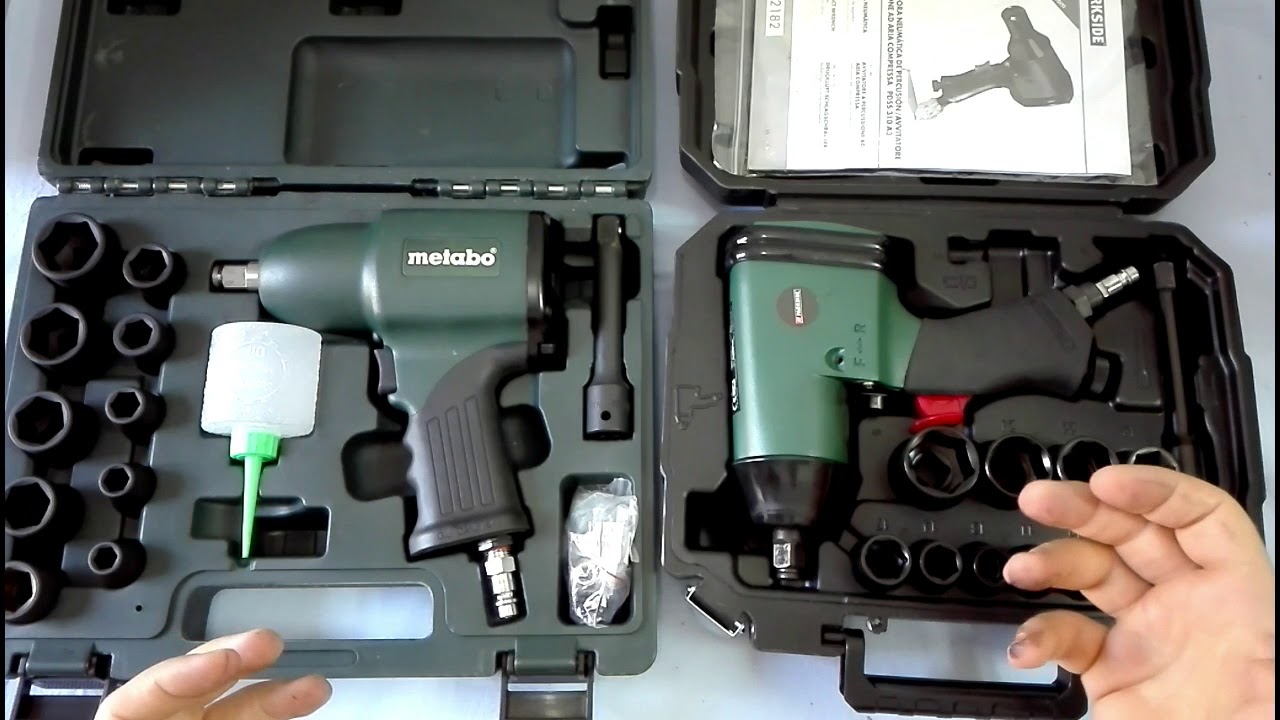 Confronto DISONESTO Parkside/Metabo Pistola Pneumatica Gommista