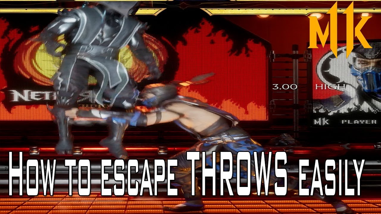 Understanding how to Escape THROWS easily   (MK11)