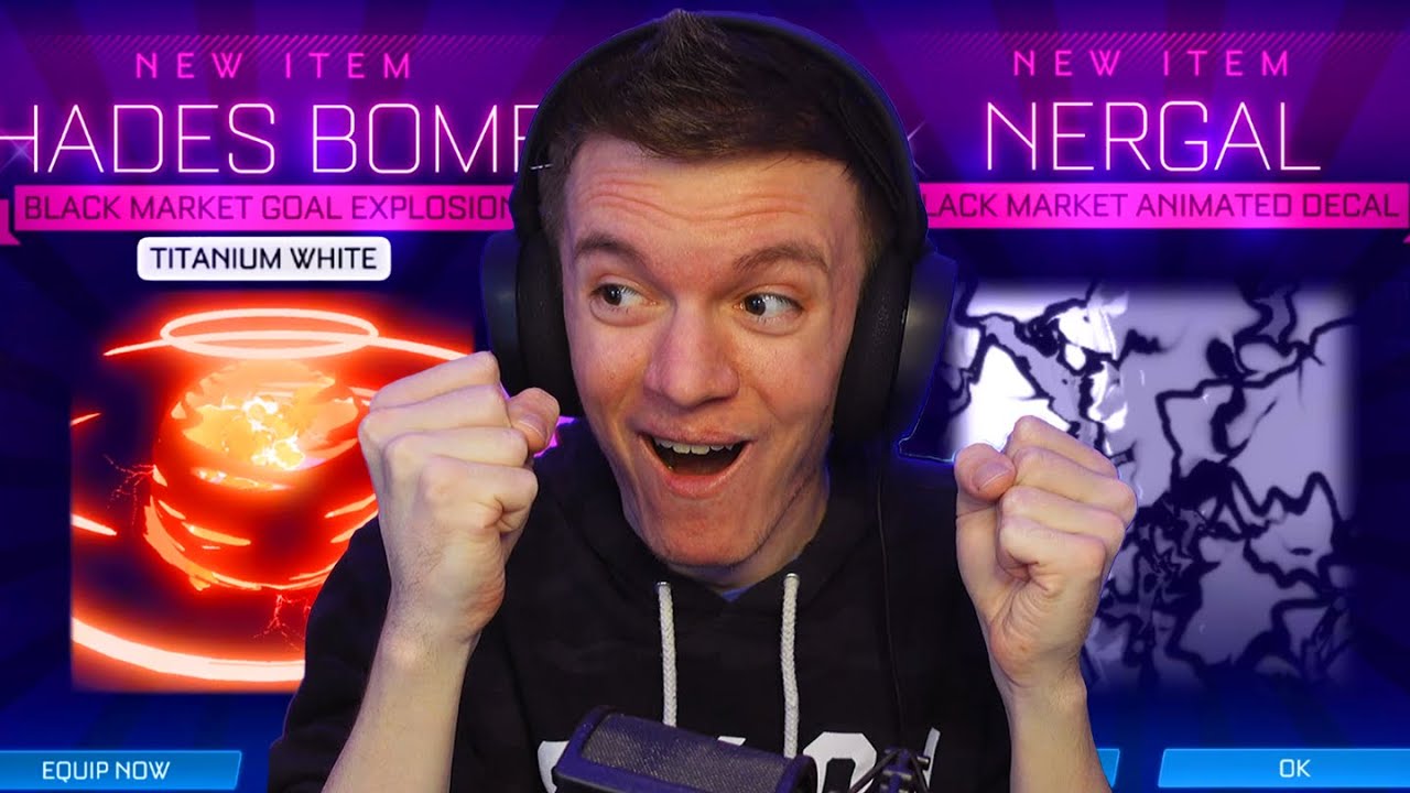 I GOT 3 BLACK MARKETS IN A ROW! | Rocket League Tournament Reward Opening FINALE (Season 2)