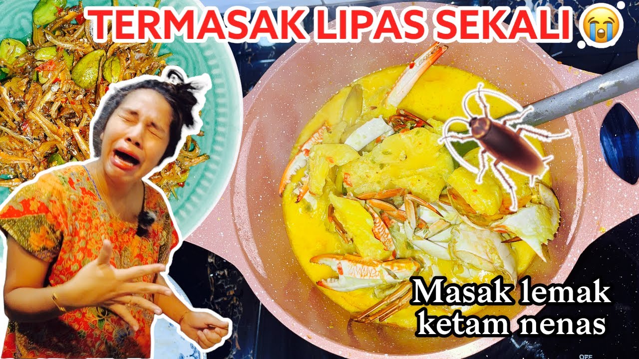 Masak lemak ketam, tapi jadi masak lemak LIPAS ?🪳😭 HELP !!!
