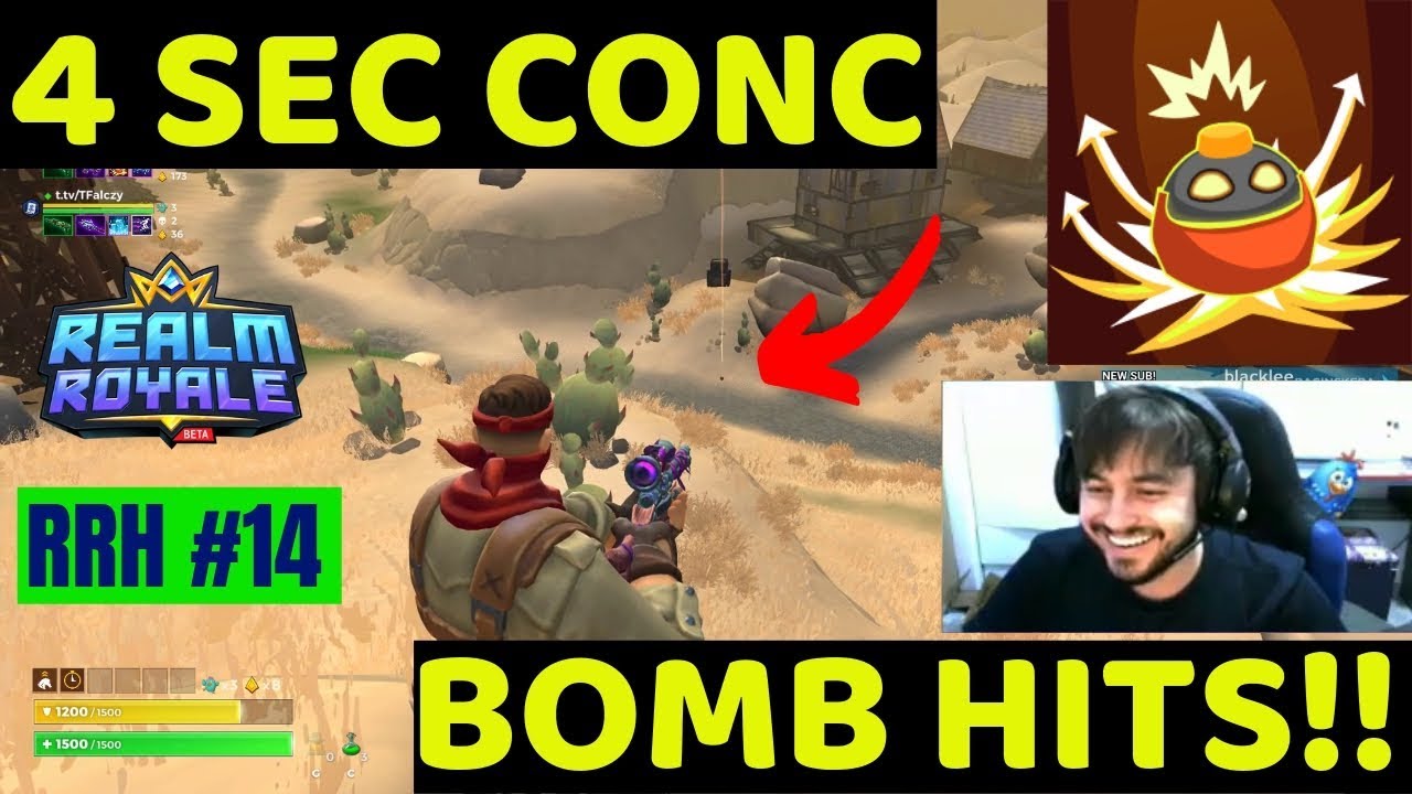 *4 SEC* Concussion Bomb hits!!! - Realm Royale Highligths #14 (Best Moments)