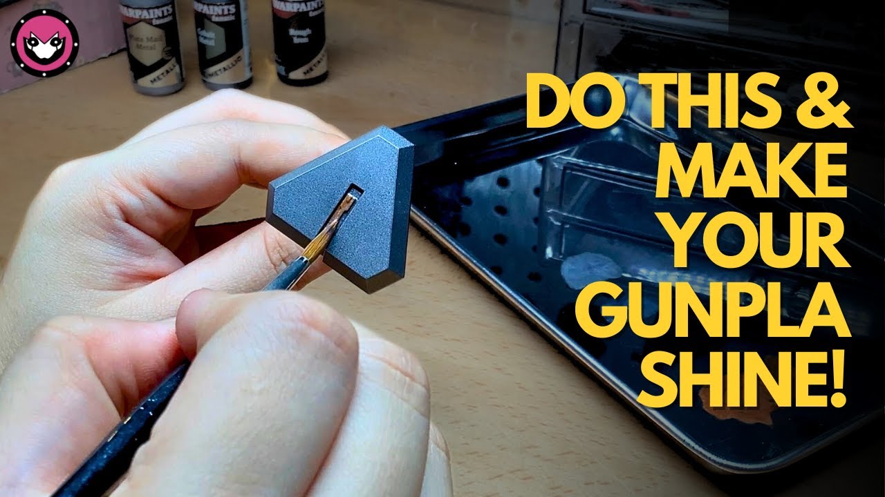 Как покрасить Gunpla вручную! | Ручная покраска металлической краской Gunpla