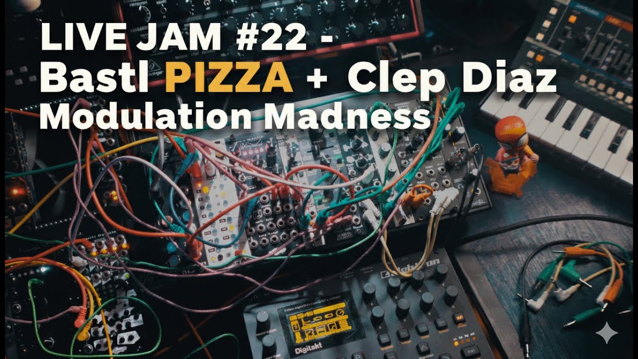 LIVE JAM #22 - Bastl PIZZA + Clep Diaz Modulation Madness