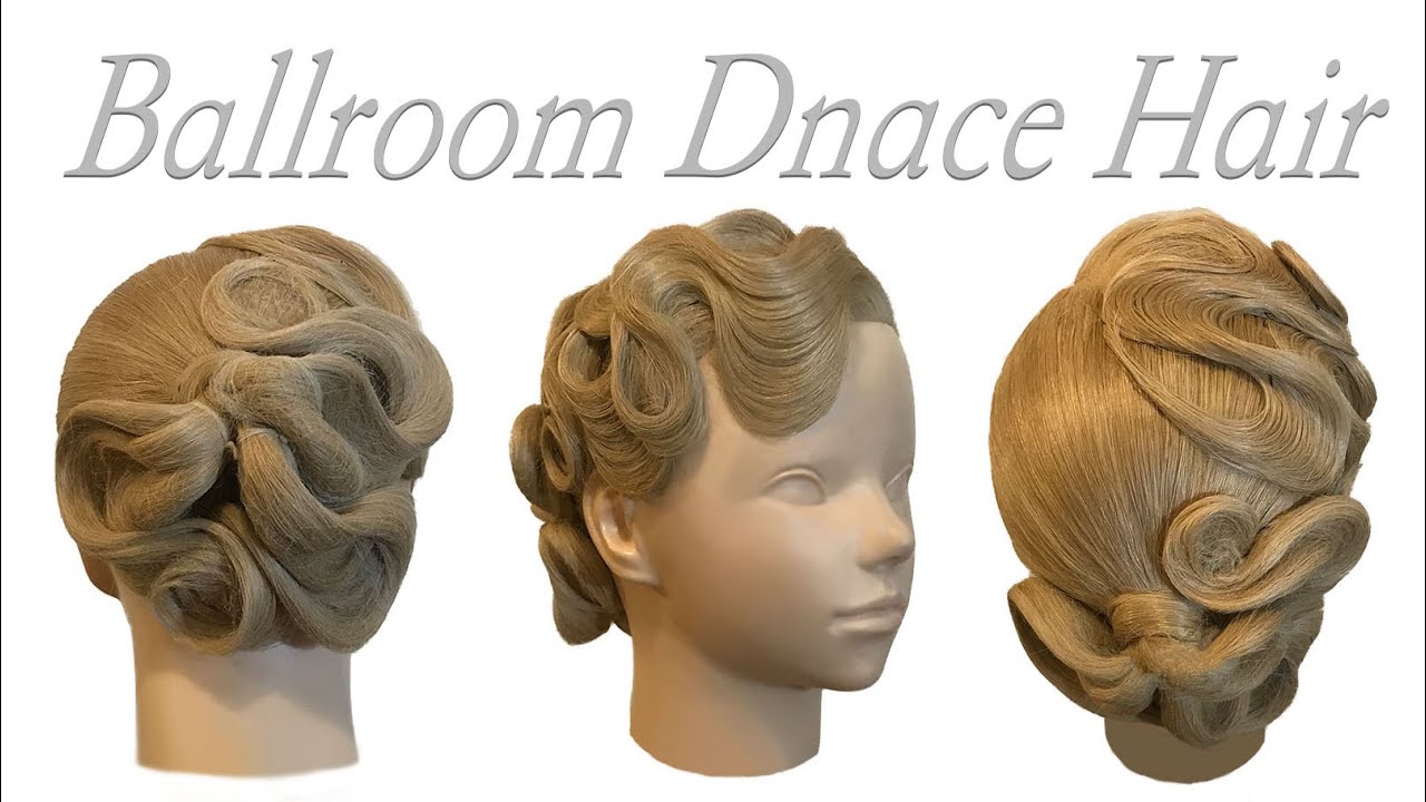 🌹Ballroom Dance Hair🌹 Basic Tutorial 🌹