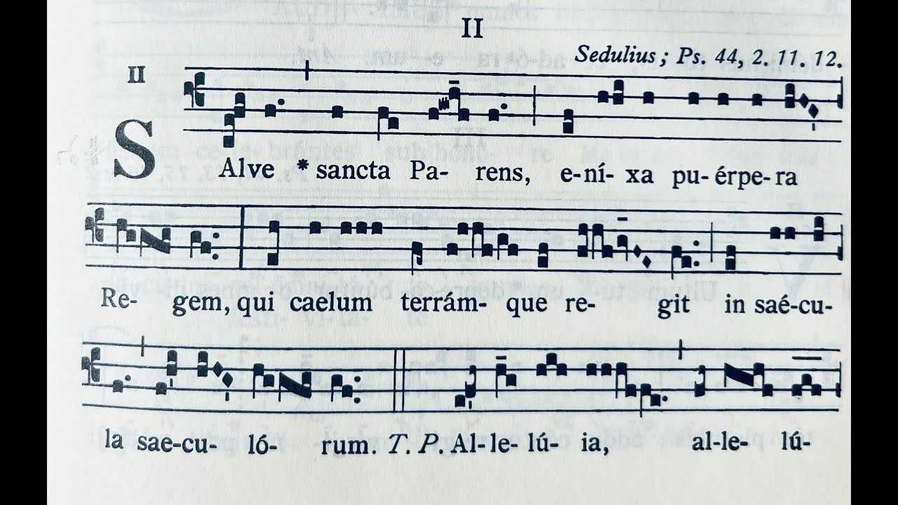 Salve sancta Parens - Ad introitum in Commune Beatae Mariae Virginis